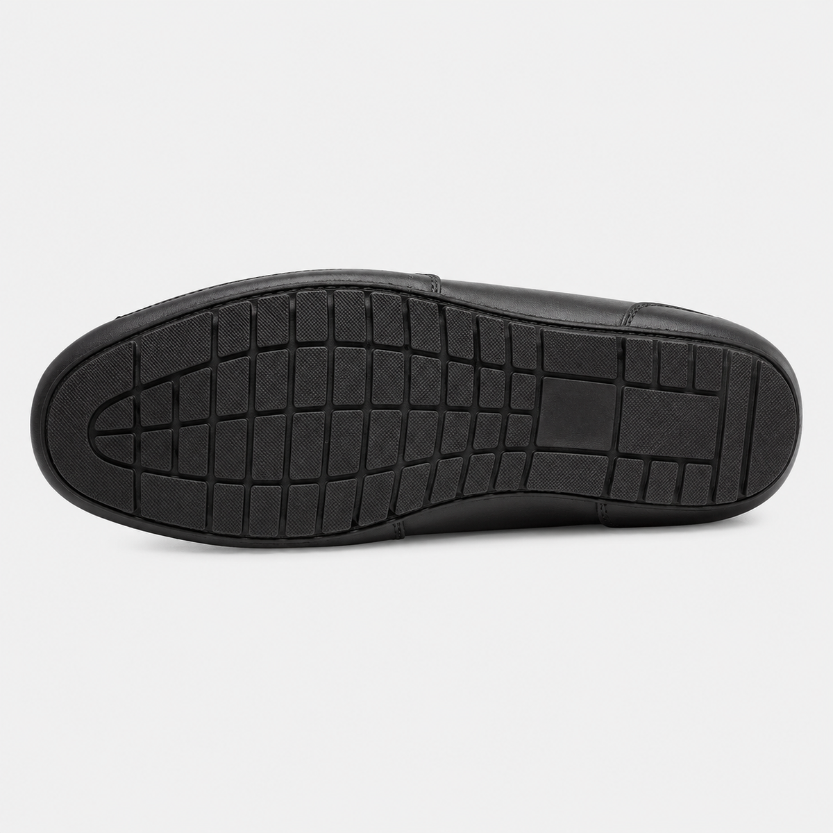 Men's Genuine Leather Loafers – Black Breathable Formal Italian Style Driving Shoes