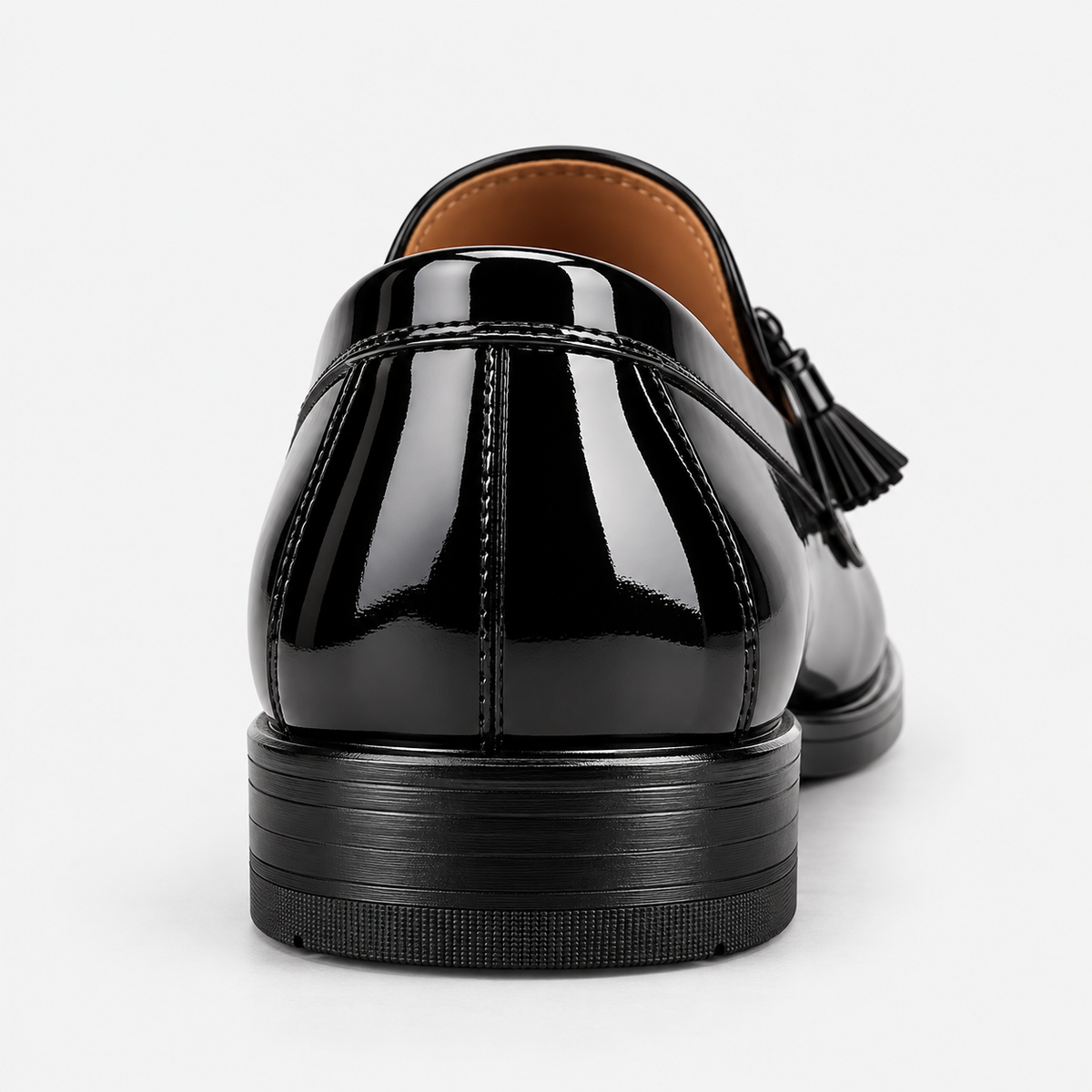 Mens Patent Leather Loafers – Black Business Office Party Wedding Casual Shoes