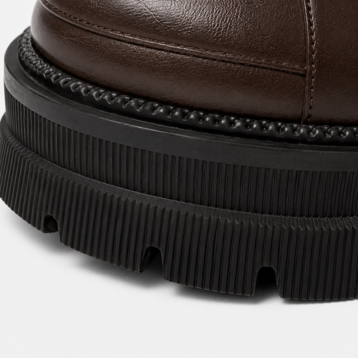 Women's Platform Loafers Brown – British Style Espadrilles for Daily & Commuting Wear