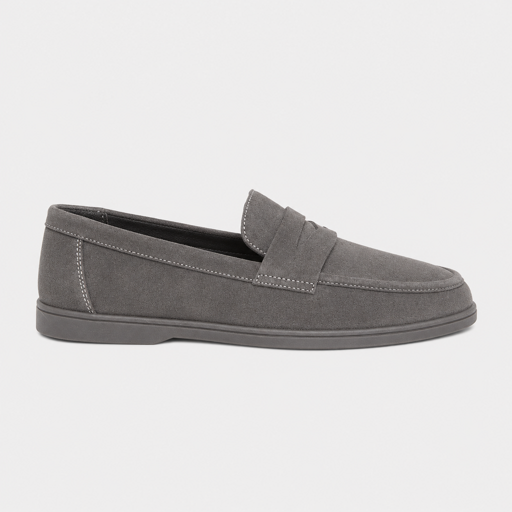 Men's Preppy Slip-On Loafers – Lightweight Breathable Outdoor Flat Shoes