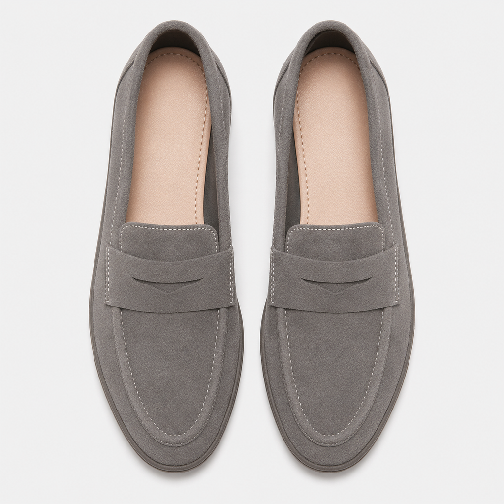 Men's Preppy Slip-On Loafers – Lightweight Breathable Outdoor Flat Shoes