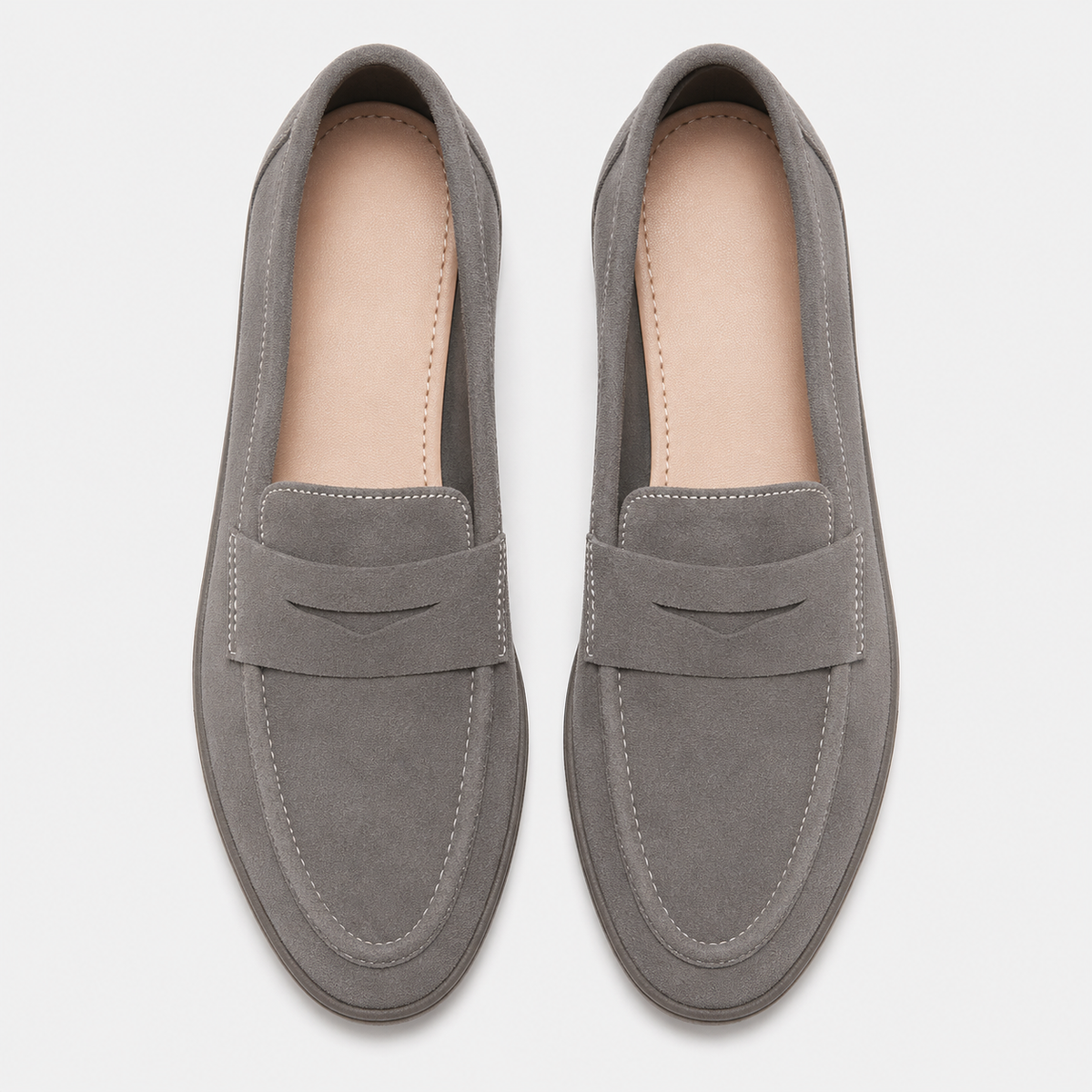 Men's Preppy Slip-On Loafers – Lightweight Breathable Outdoor Flat Shoes