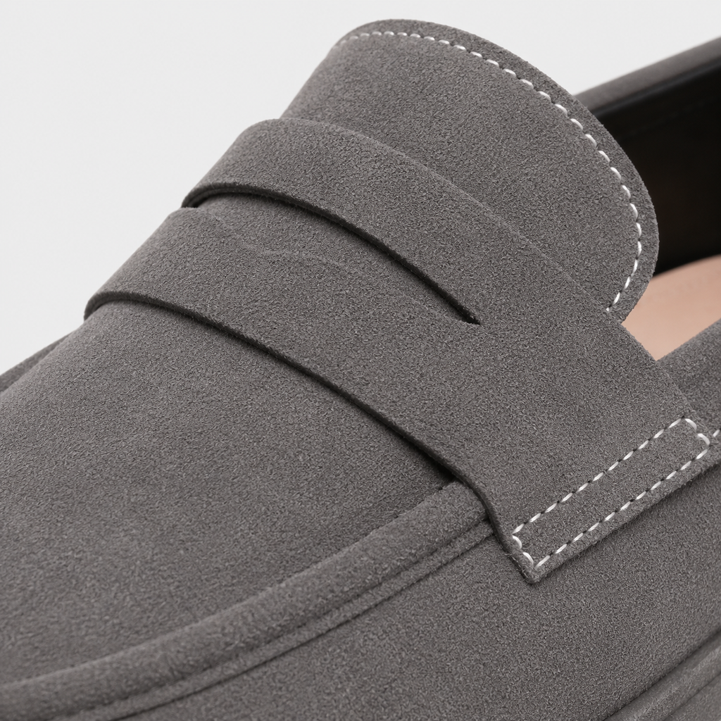 Men's Preppy Slip-On Loafers – Lightweight Breathable Outdoor Flat Shoes