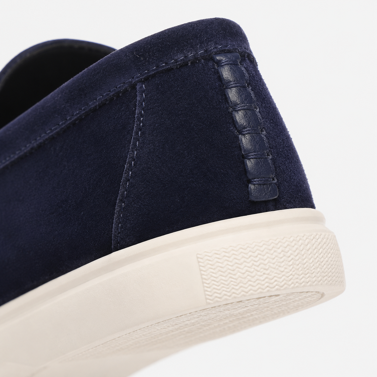 Men's Suede Leather Loafers – Blue Classic Formal Wedding Dress Shoes