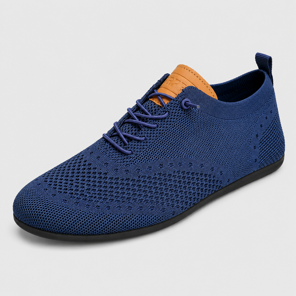 Men's Lightweight Loafers – Black Breathable Casual Slip-On Indoor & Outdoor Shoes