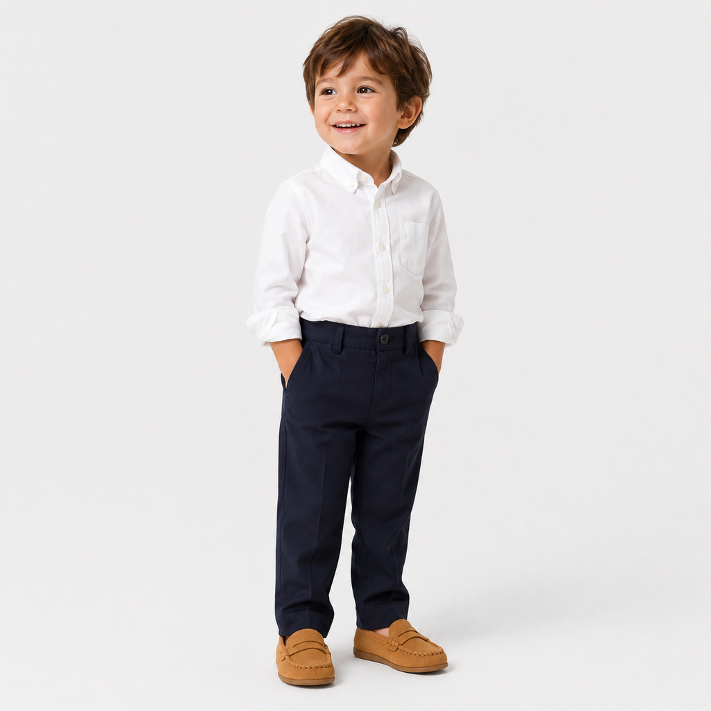 Kid's Soft Sole Loafers – Classic Casual Flat Shoes for Boys & Girls