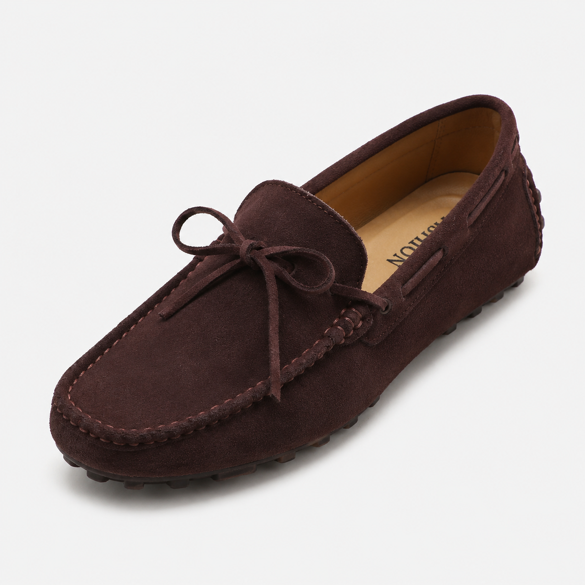 Men's Suede Loafers – Black Luxury Soft Genuine Leather Casual Shoes