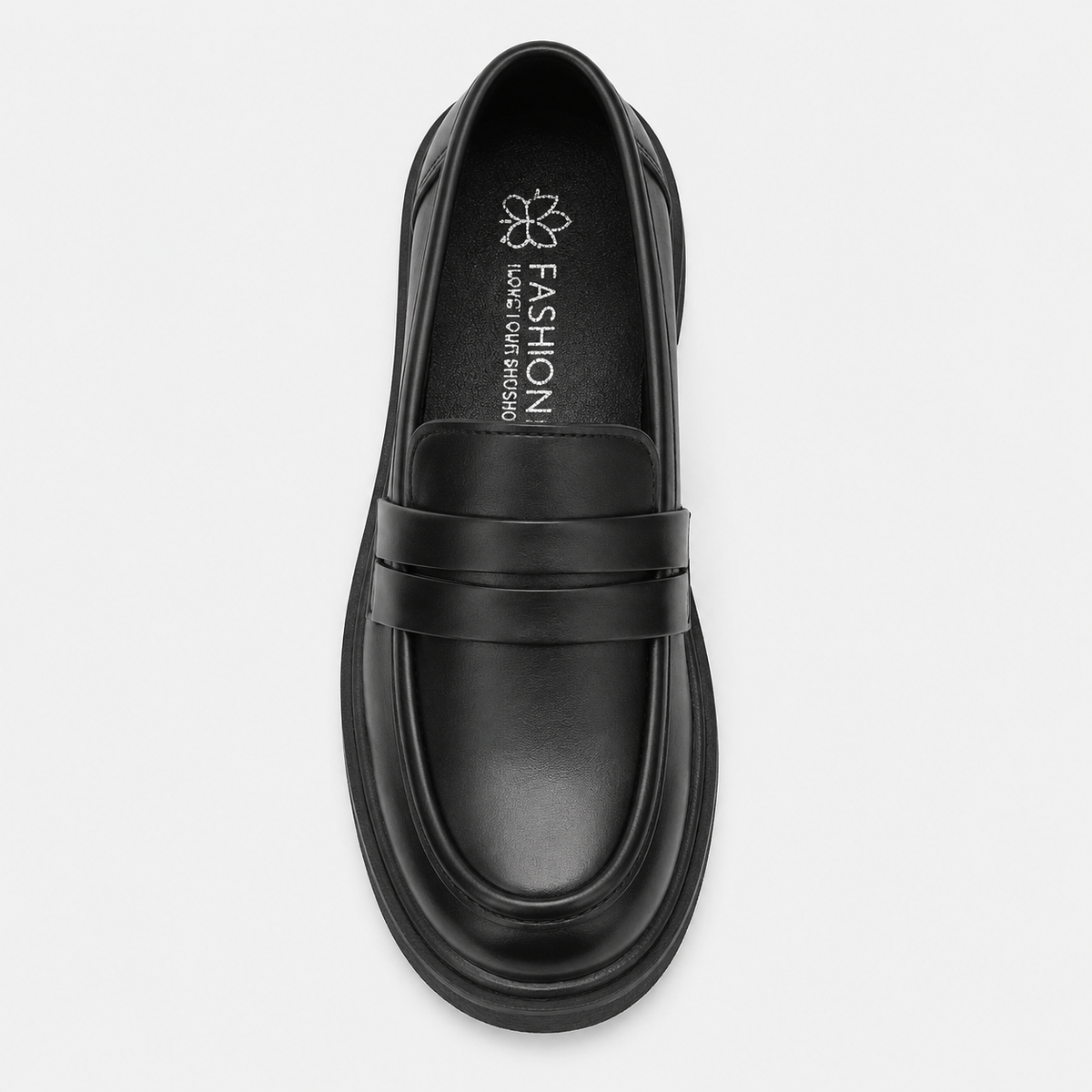 Girls' Princess Leather Loafers – Round Toe Party Wedding & School Shoes