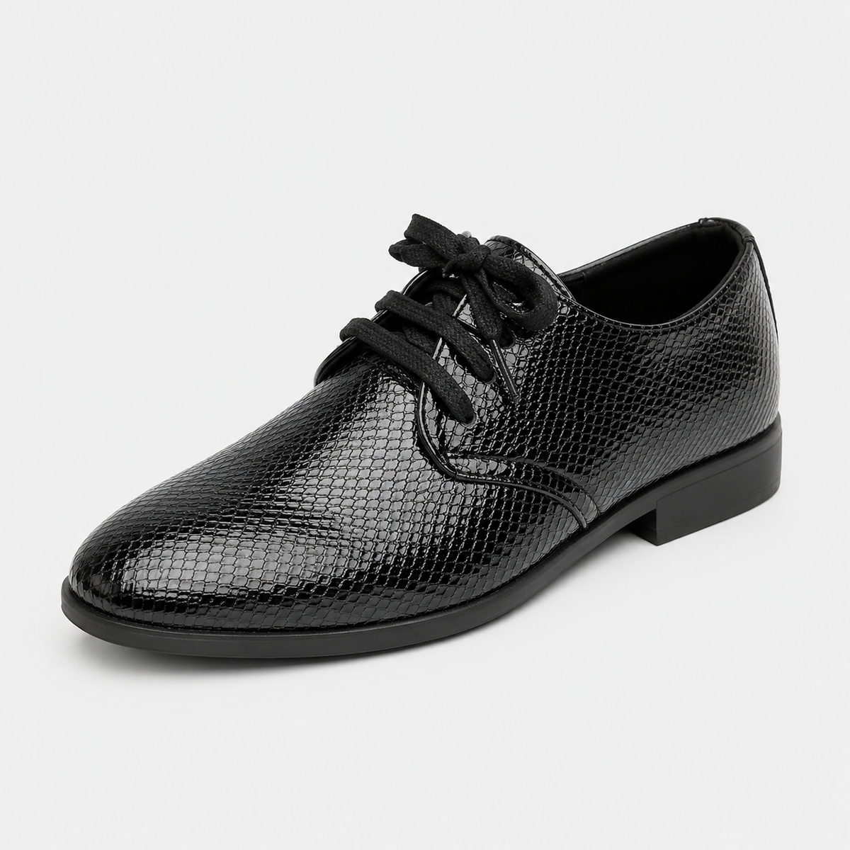 Boys Leather Loafers – Lace-Up Smart Shoes for Toddlers & Kids Wedding