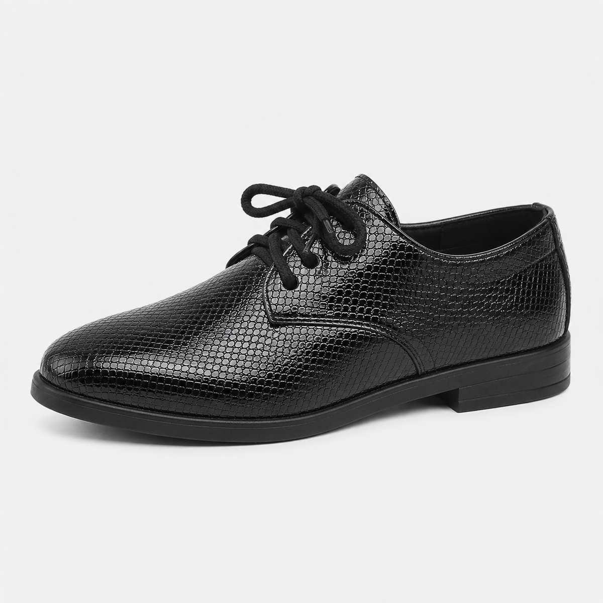 Boys Leather Loafers – Lace-Up Smart Shoes for Toddlers & Kids Wedding