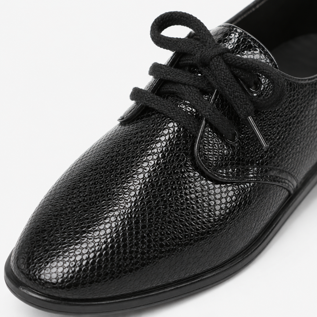Boys Leather Loafers – Lace-Up Smart Shoes for Toddlers & Kids Wedding