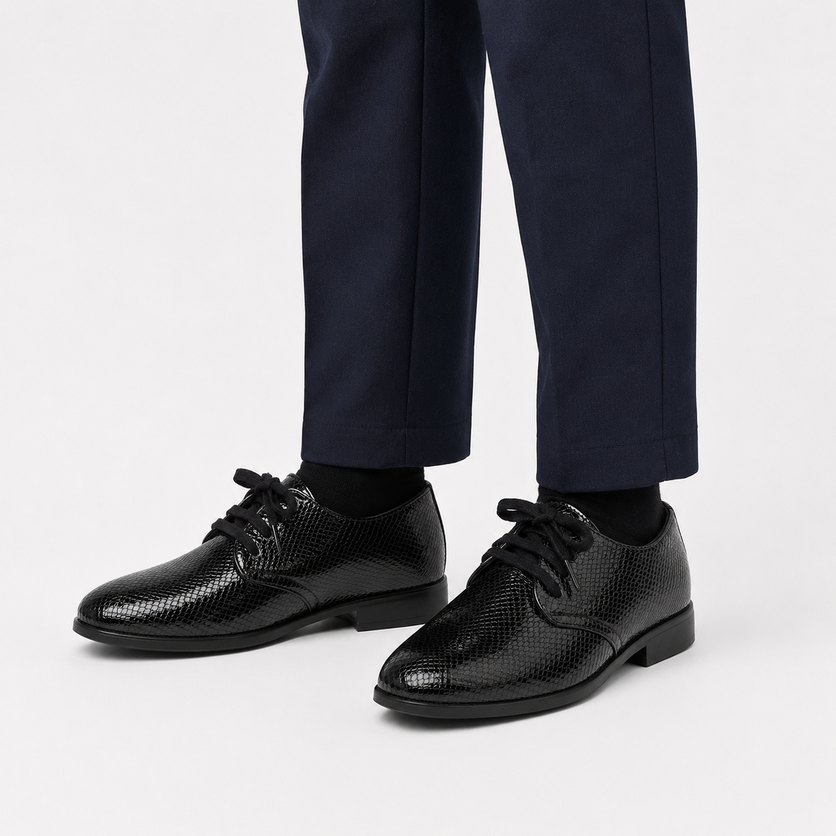 Boys Leather Loafers – Lace-Up Smart Shoes for Toddlers & Kids Wedding