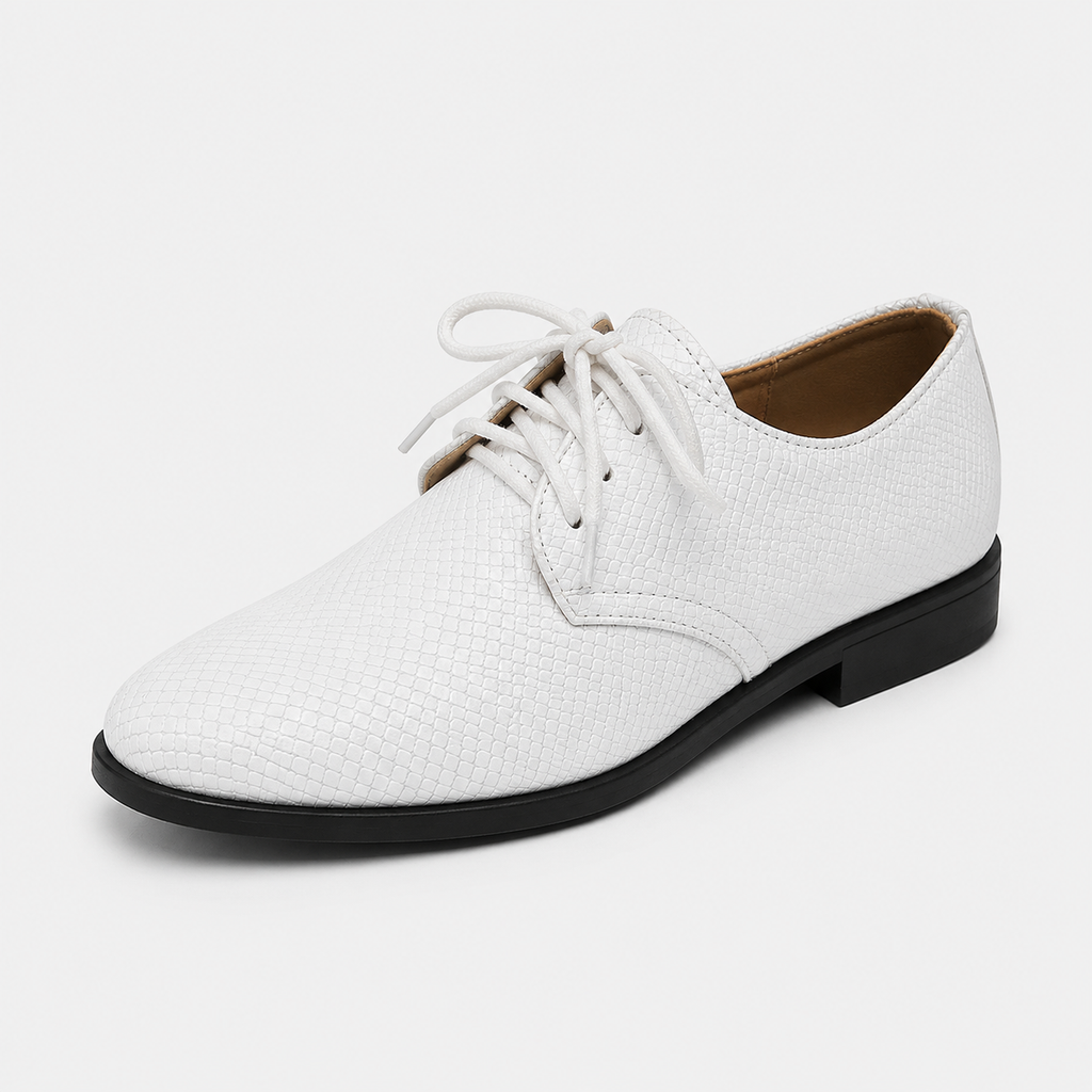 Boys Leather Loafers – Lace-Up Smart Shoes for Toddlers & Kids Wedding