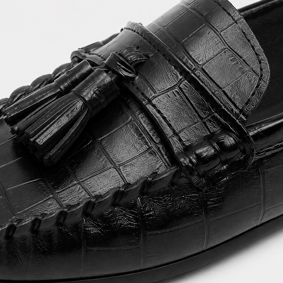 Kids Tassel Loafers – Non-Slip Soft Leather Casual Slip-On Shoes for Boys