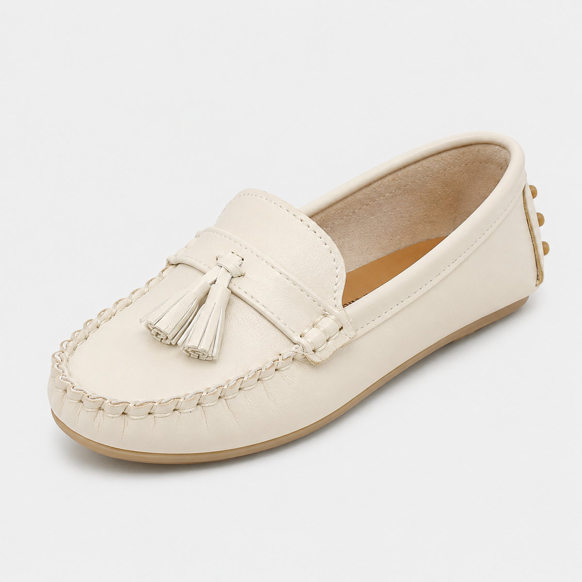 Kids Tassel Loafers – Non-Slip Soft Leather Casual Slip-On Shoes for Boys