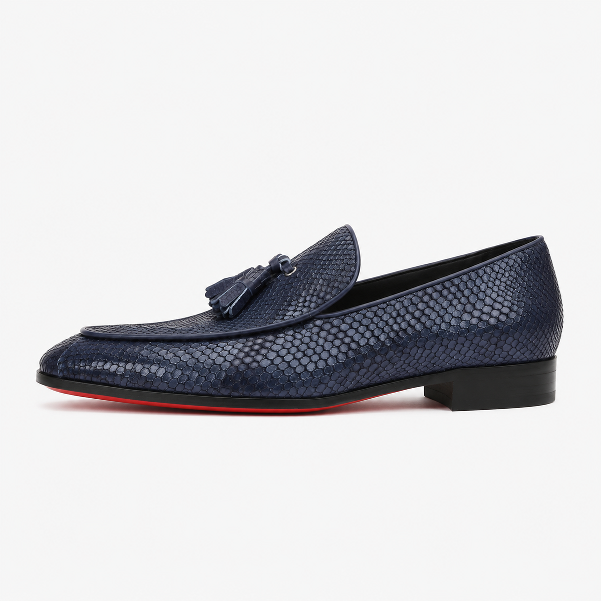 Mens Suede Tassel Loafers – Handmade Smoking Shoes in 5 Colours