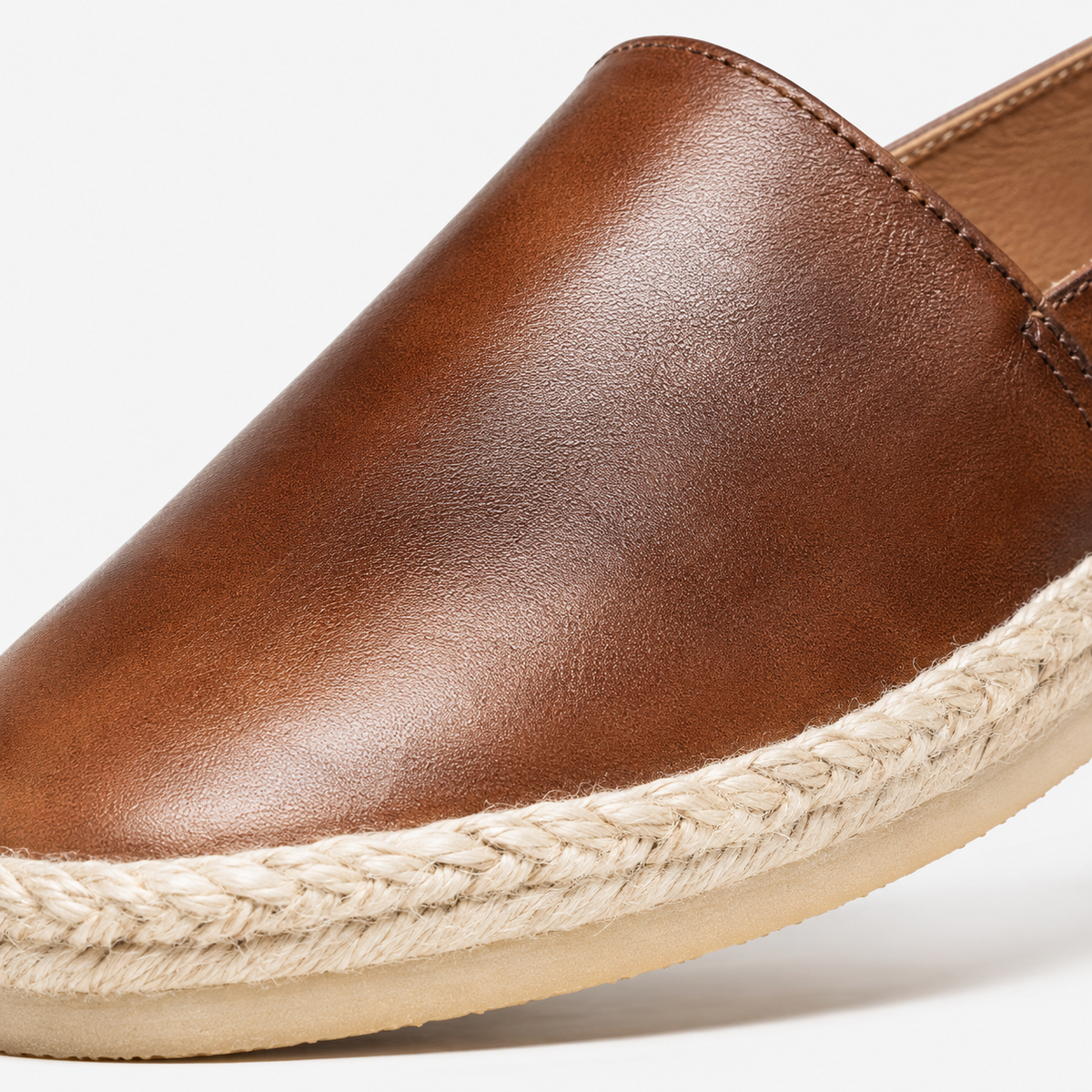Mens Genuine Leather Boat Loafers – Soft Handmade Brown Casual Moccasin Shoes