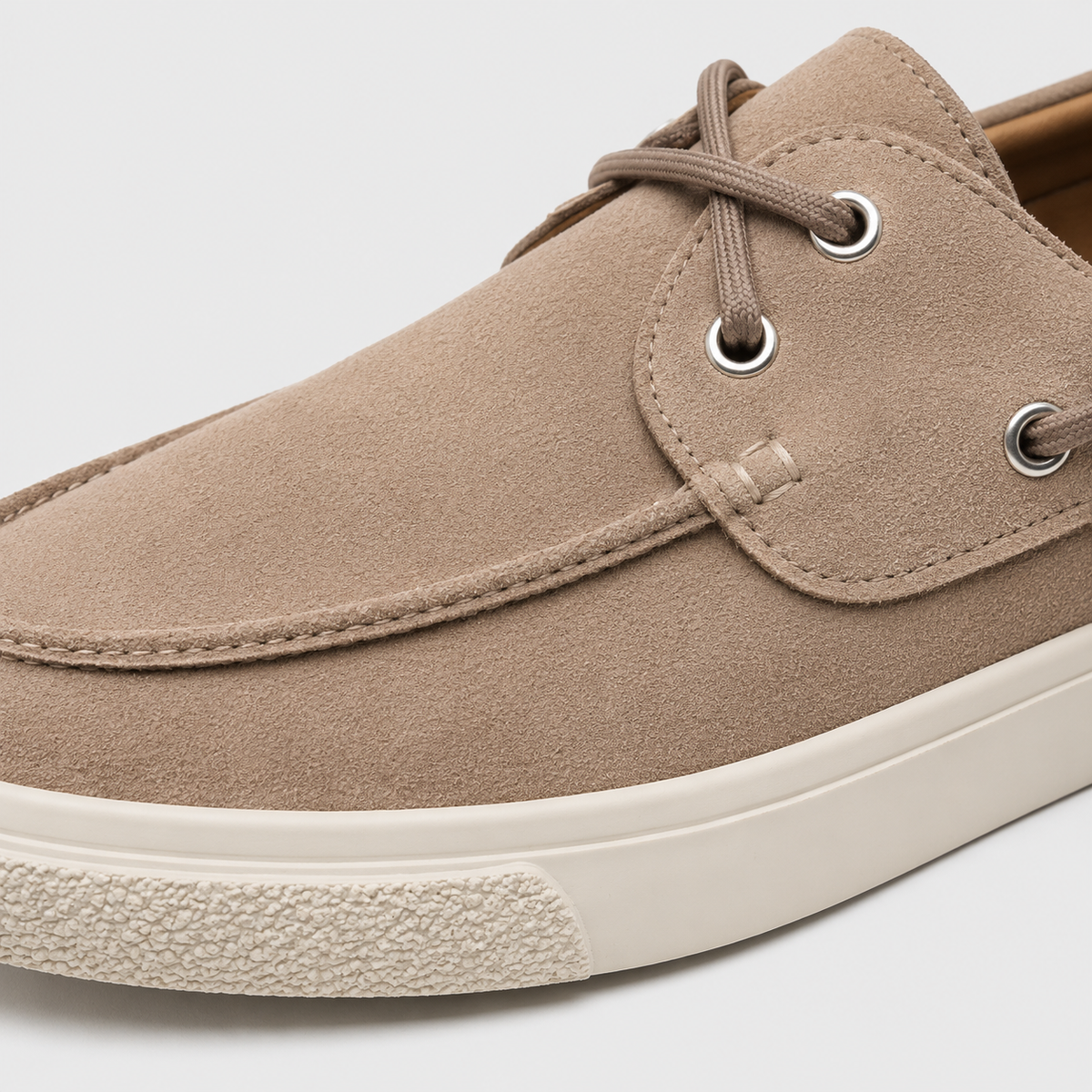 Mens Handmade Suede Genuine Leather Loafers – Casual Flat Slip-On Moccasin Shoes