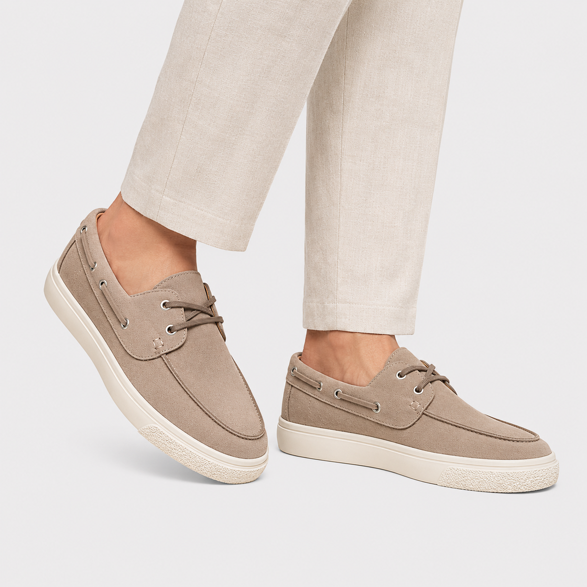 Mens Handmade Suede Genuine Leather Loafers – Casual Flat Slip-On Moccasin Shoes