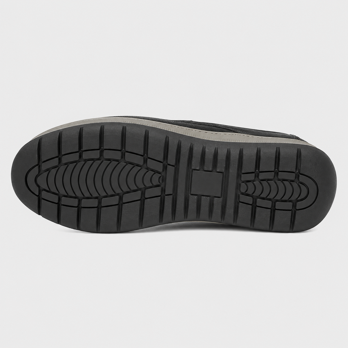 Mens Black Handmade Genuine Leather Loafers – Casual Walking Work Flat Moccasin Shoes