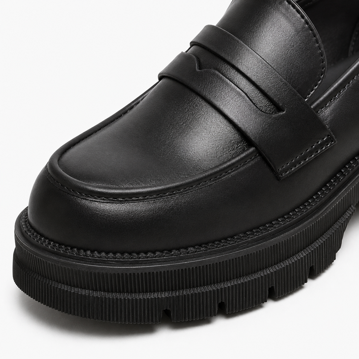Women's Brown Platform Loafers Black – British Style Espadrilles for Daily & Commuting Wear