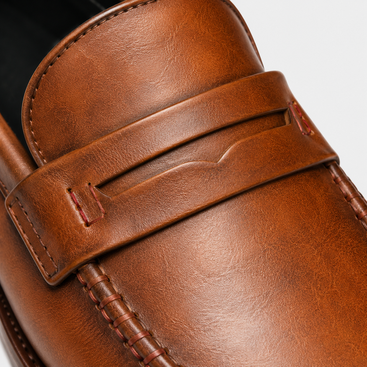 Mens Brown Leather Oxford Loafers – Brand Business Dress Soft Flat Casual Shoes