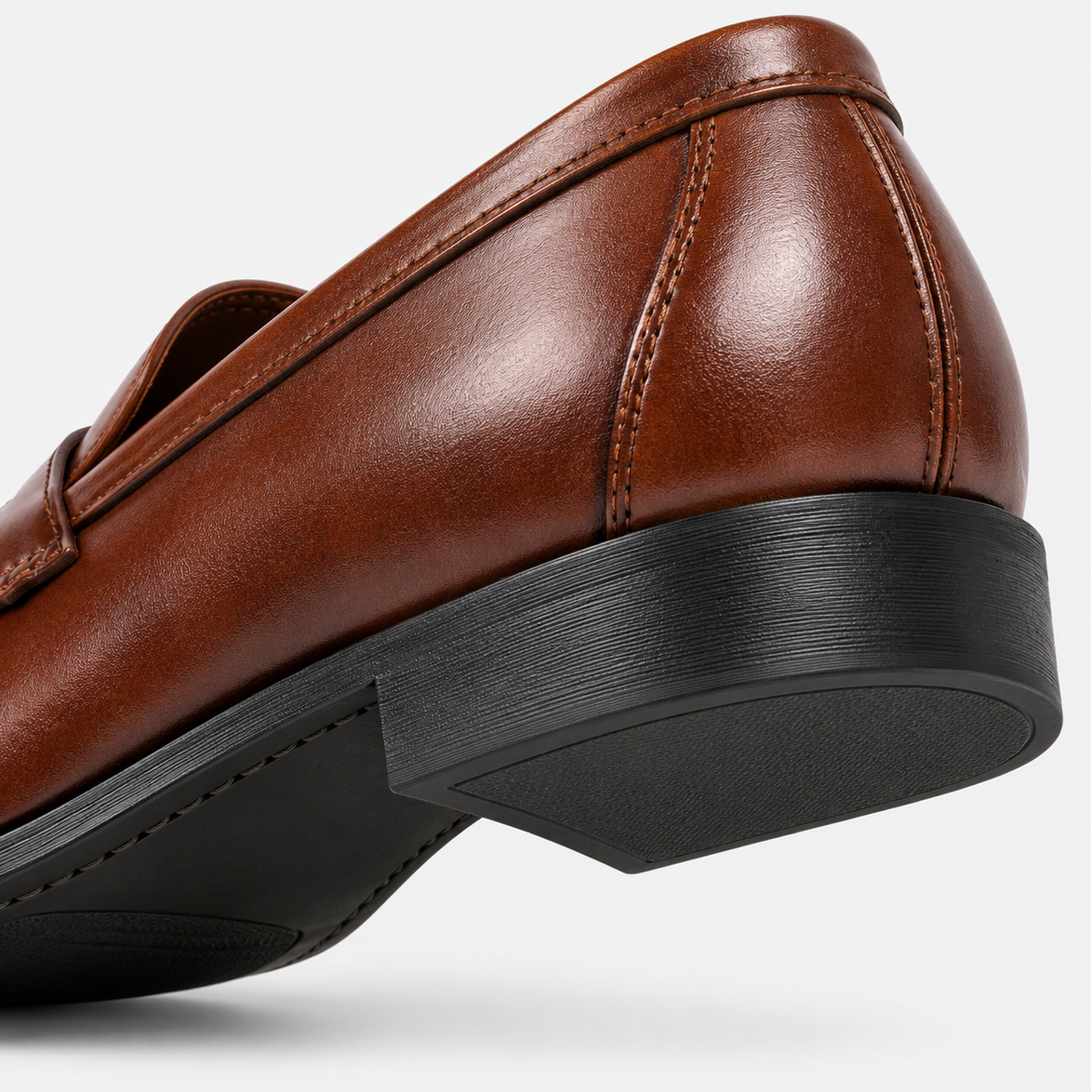 Mens Brown Leather Oxford Loafers – Brand Business Dress Soft Flat Casual Shoes