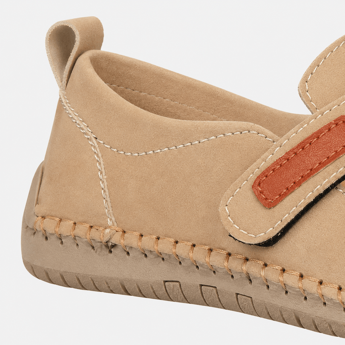 Ma boutique Handmade Beige Leather Women Shoes Casual Comfortable Slip on Loafers Women Leather Shoes Moccasins Walking Shoes Summer Direct Sales