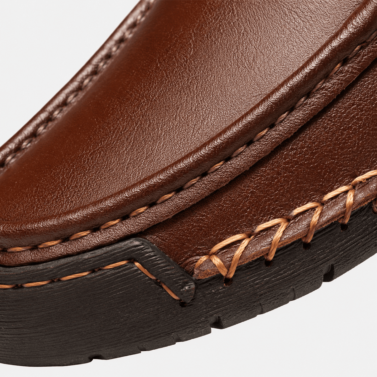 Ma boutique Men's Genuine Leather Italian Loafers – Brown Breathable Handmade Driving Shoes