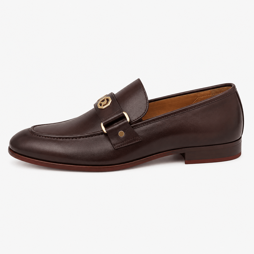 Ma boutique Men's Leather Loafers – Casual Office Driving Slip-On Shoes
