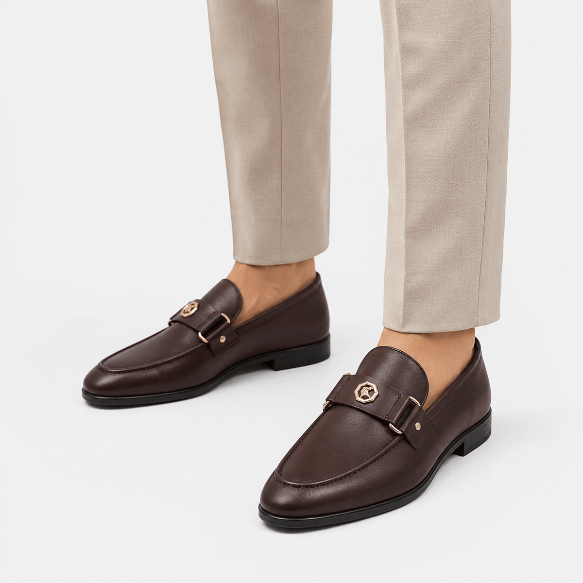 Ma boutique Men's Leather Loafers – Casual Office Driving Slip-On Shoes