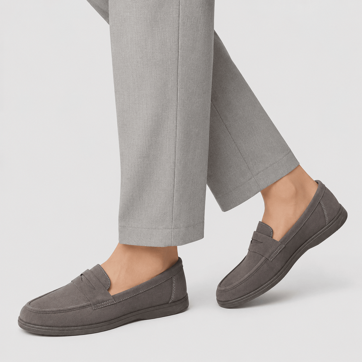 Ma boutique Men's Preppy Slip-On Loafers – Lightweight Breathable Outdoor Flat Shoes