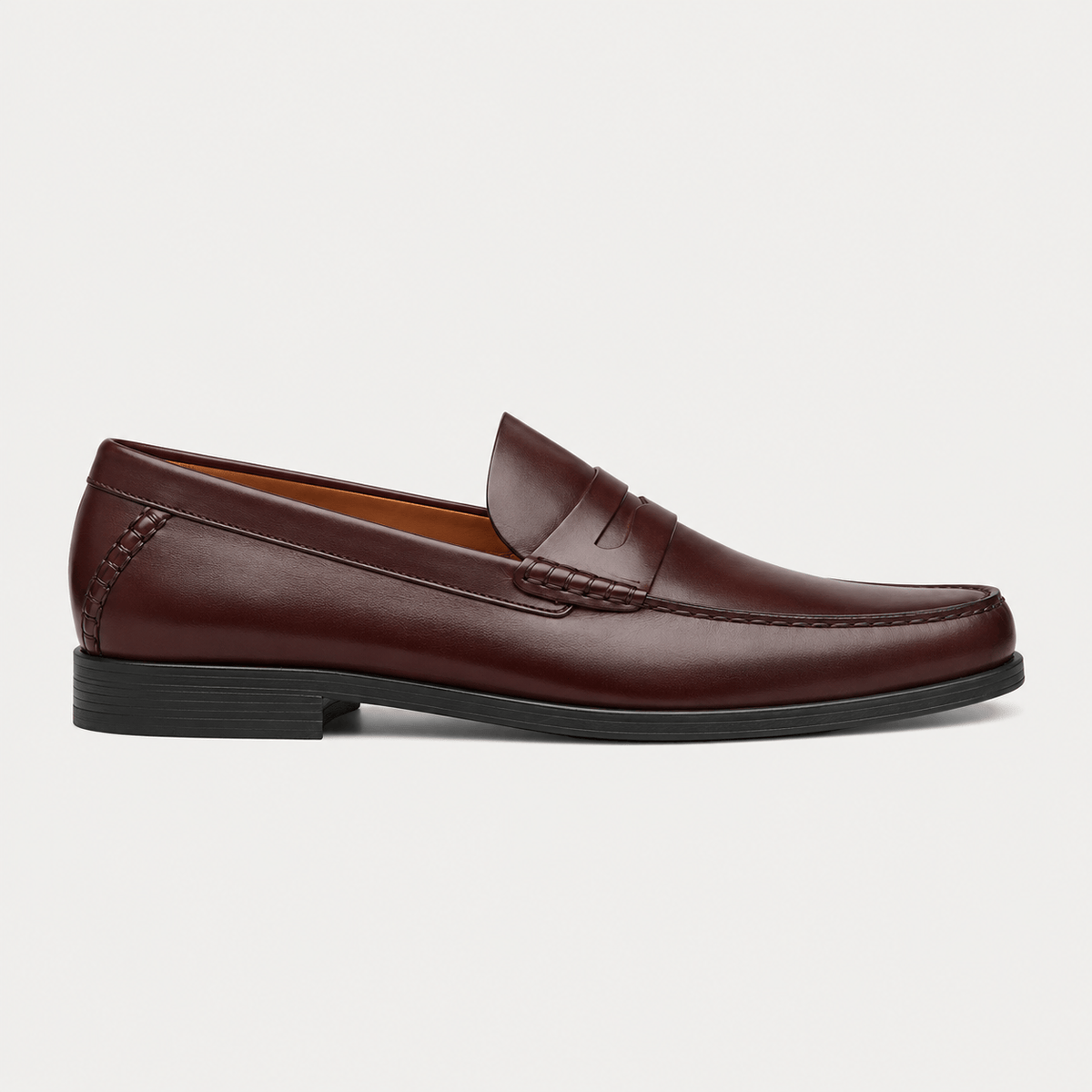 Ma boutique Men's Vintage Calf Leather Loafers – Brown Breathable Slip-On Casual Driving Shoes