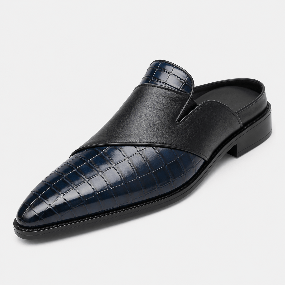Ma boutique Mens Blue Breathable Business Loafers – British Style Soft Sole Casual Slip-On