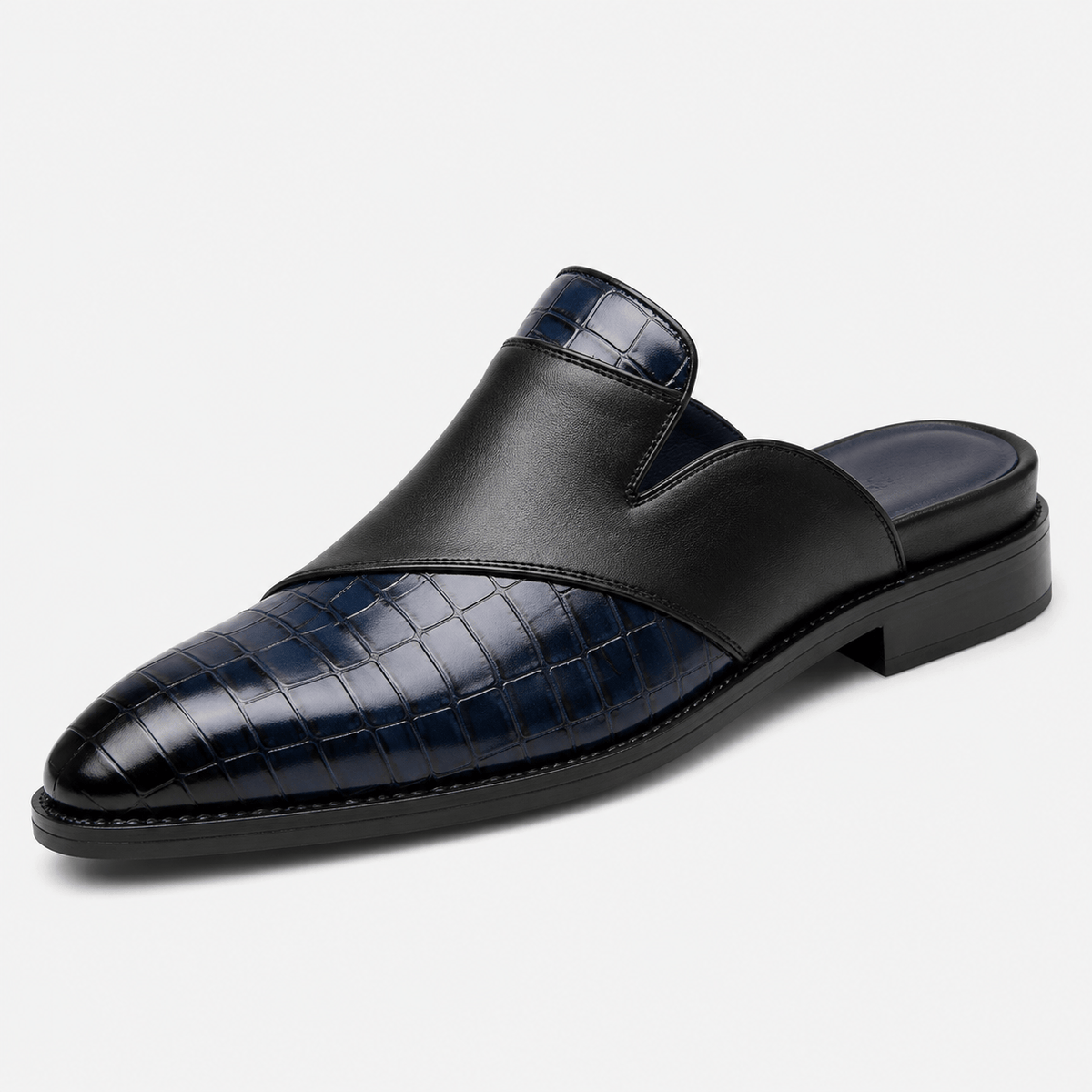 Ma boutique Mens Blue Breathable Business Loafers – British Style Soft Sole Casual Slip-On