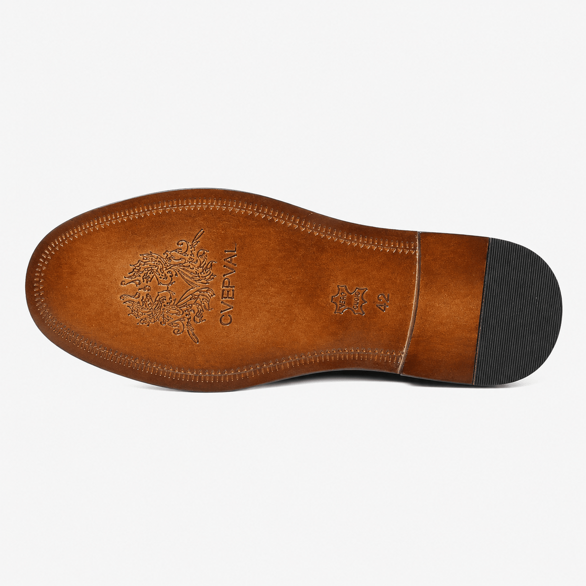 Ma boutique Mens Brown Genuine Leather Penny Loafers – Slip-On Business Dress Wedding Office Shoes
