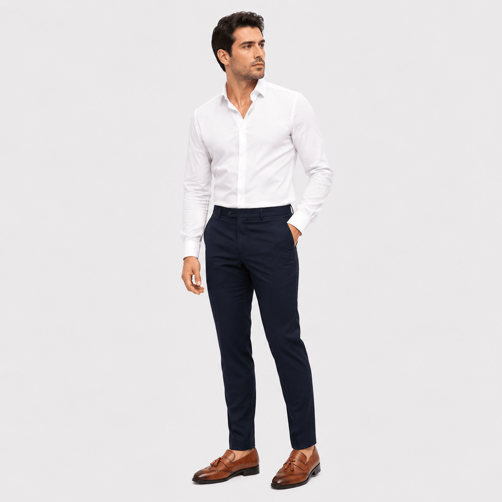 Ma boutique Mens Brown Leather Tassel Brogue Loafers – High Quality Smart Wedding Casual Shoes