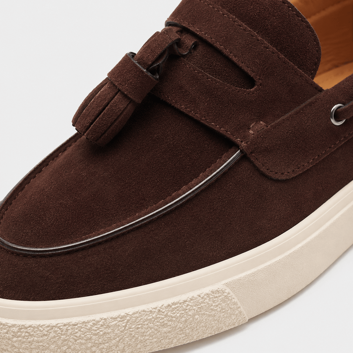 Ma boutique Mens Brown Suede Platform Loafers – Handmade Casual Driving Walking Moccasin Shoes