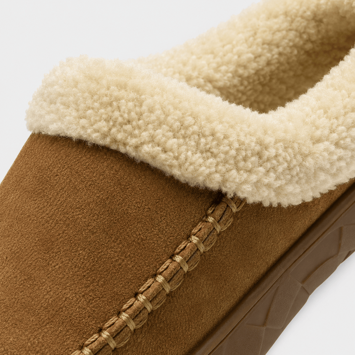 Ma boutique Mens Brown Winter Plush Warm Slippers – Soft Sole Indoor Bedroom Comfort Cotton Slides