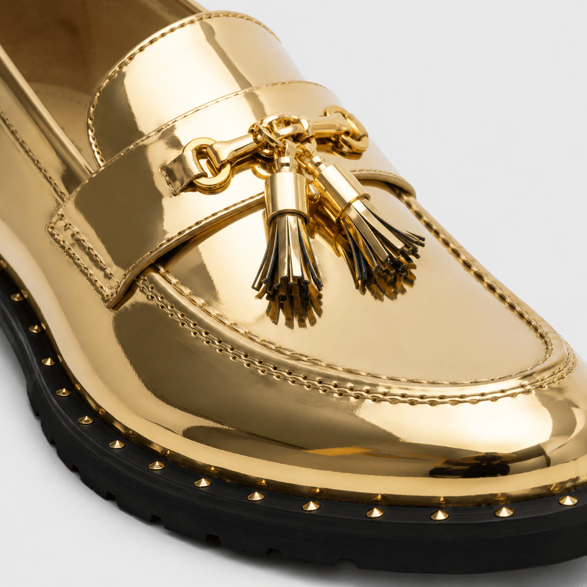 Ma boutique Mens Gold Tassel Loafers – Casual Slip-On Moccasin Dress Shoes