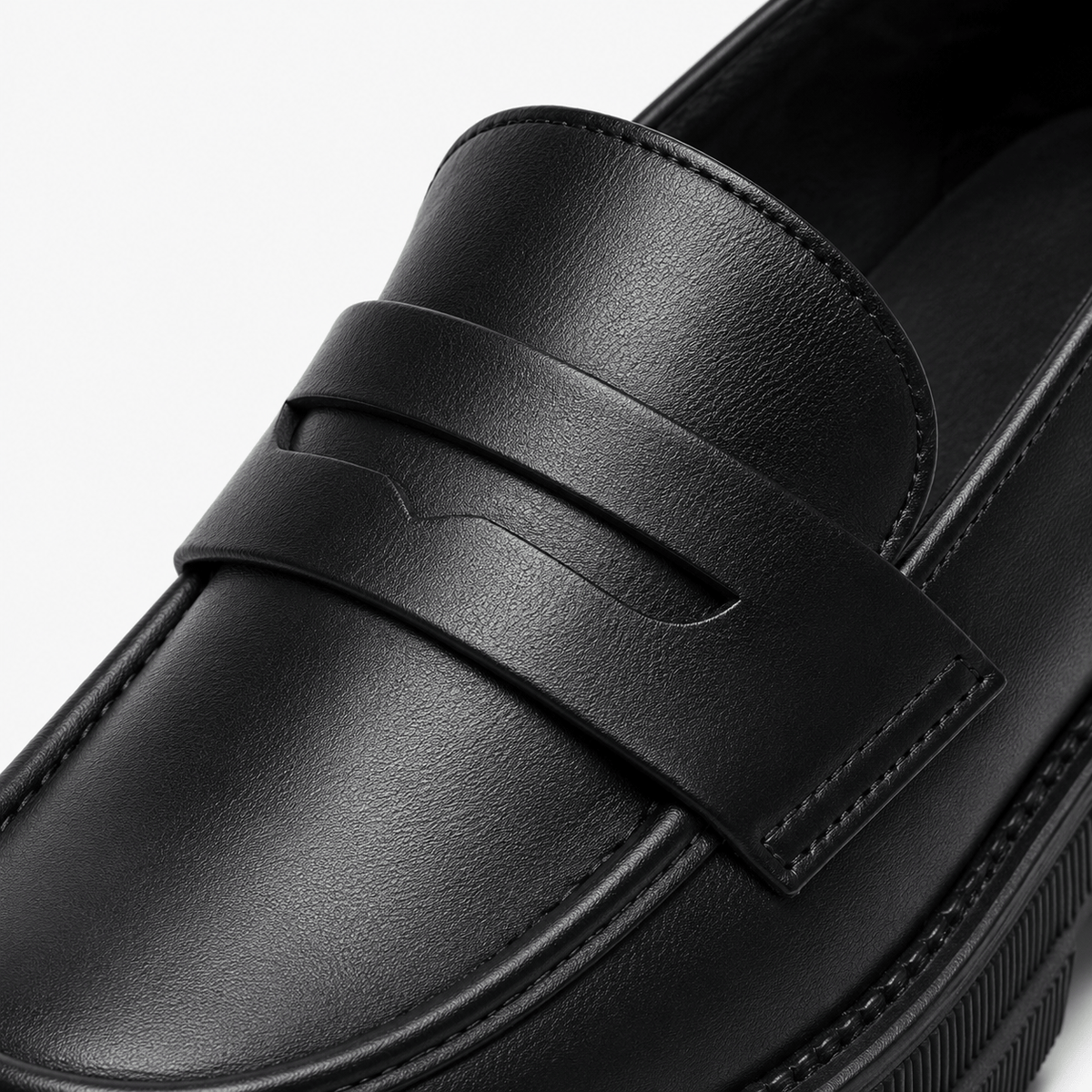 Ma boutique Women's Brown Platform Loafers Black – British Style Espadrilles for Daily & Commuting Wear