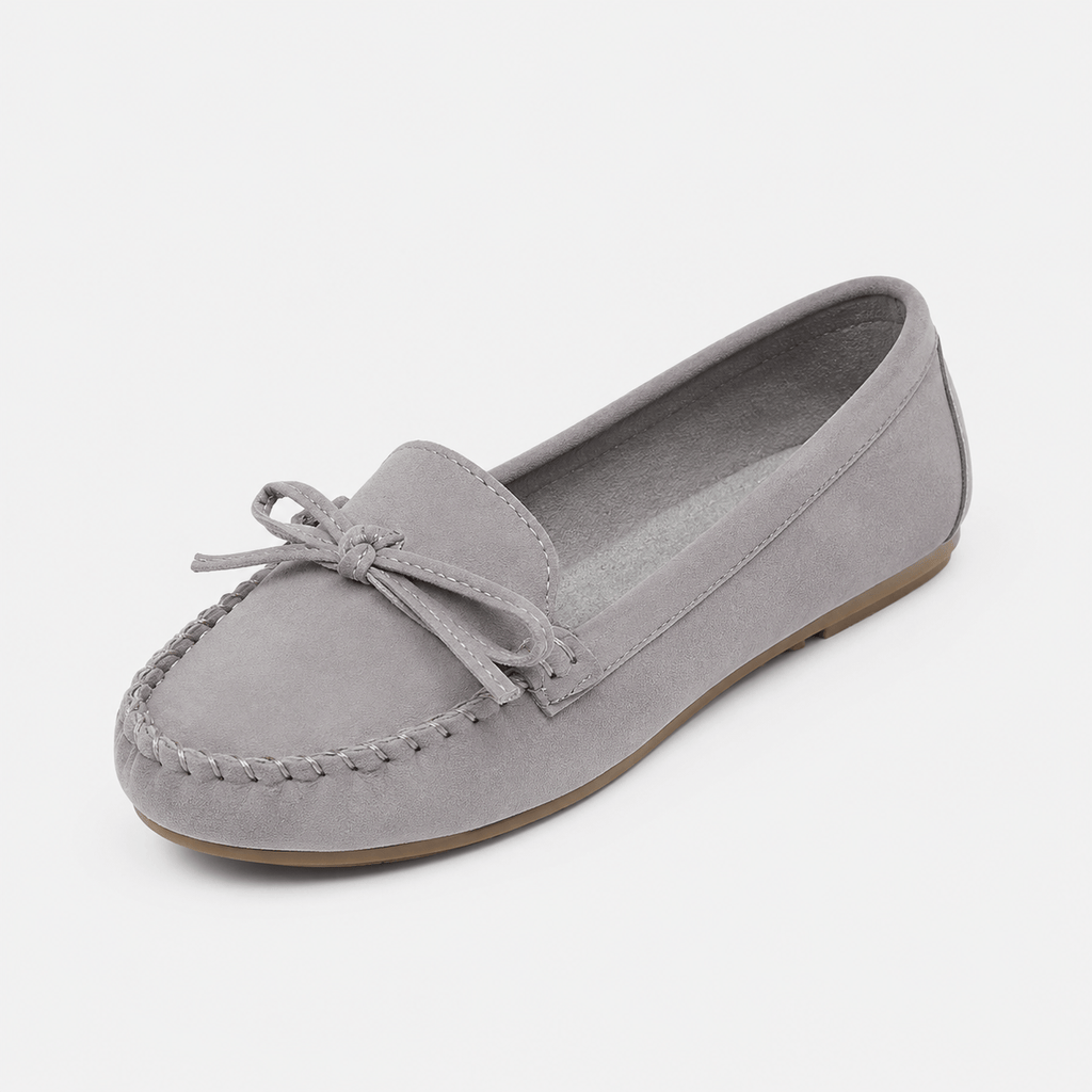 Ma boutique Women's Suede Slip-On Loafers – Flat Ballet Shoes for Everyday Casual Wear