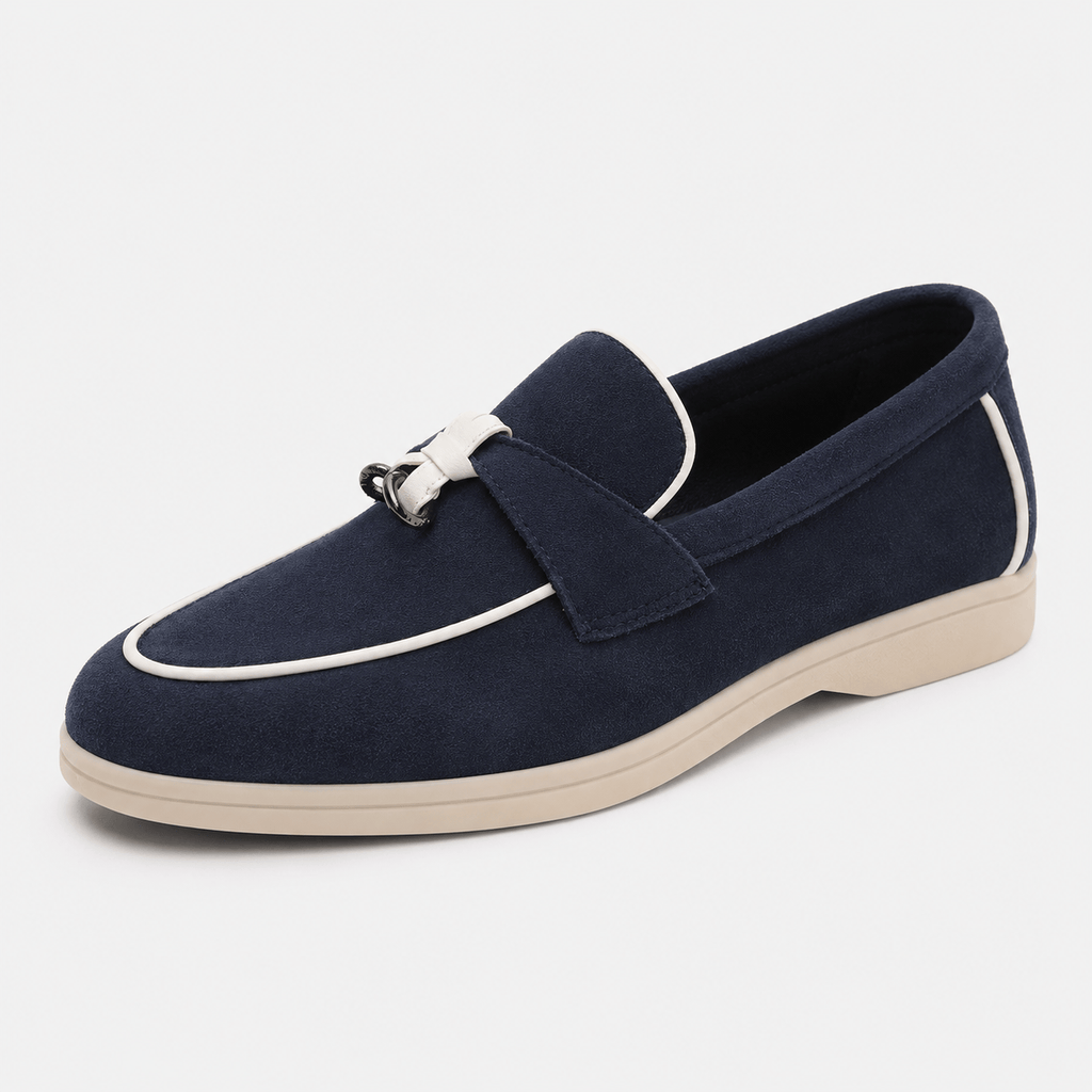 Ma boutique Women's Suede Tassel Loafers – Beige Flat Slip-On Mule Driving Shoes